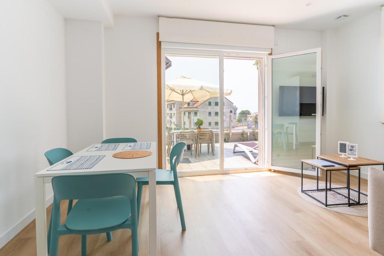 Apartamentos Areas Do Mar - Apart 1 Y 2 Sanxenxo Exteriör bild